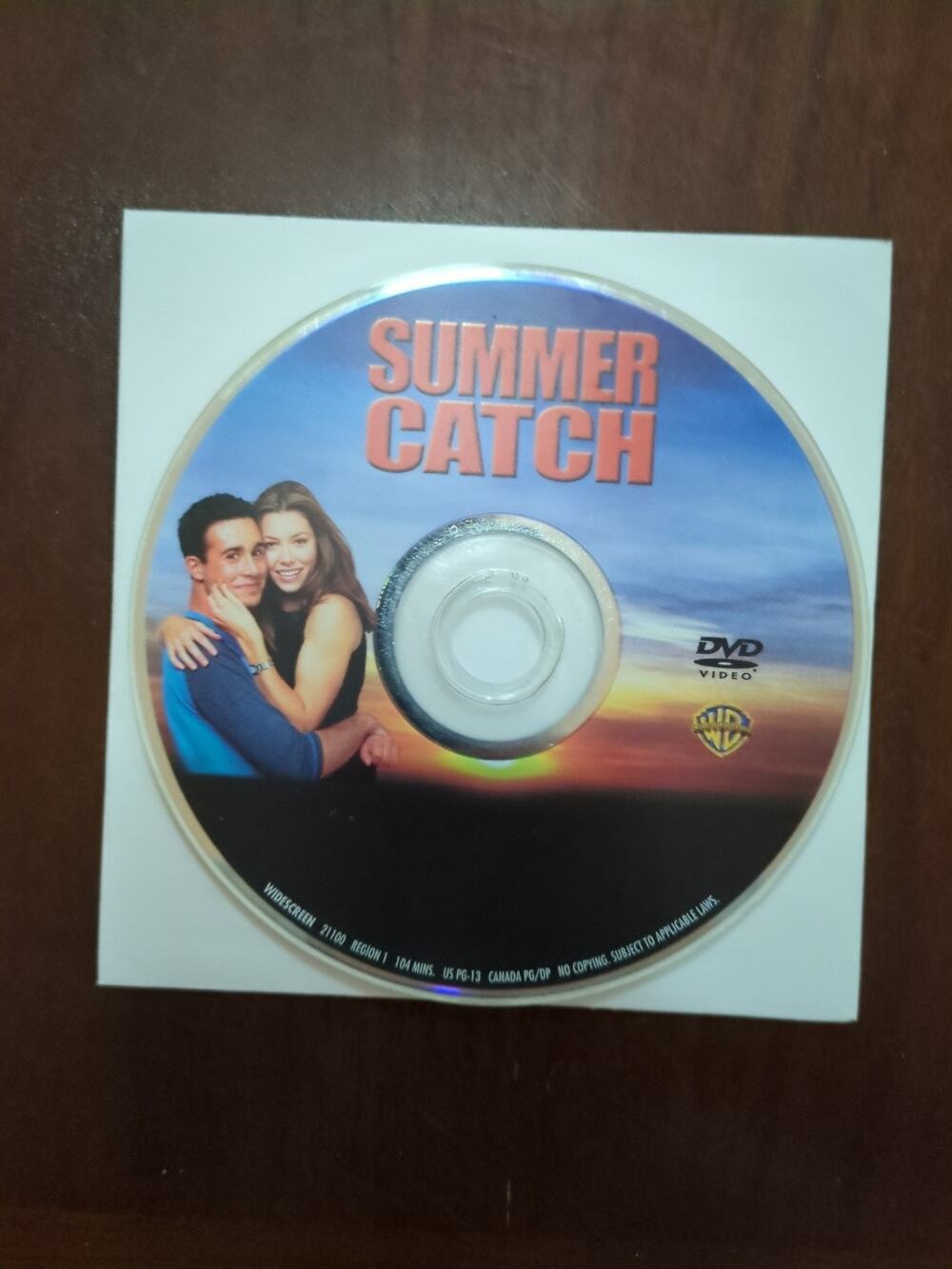 SUMMER CATCH - Freddie Prinze Jr. - Jessica Biel - DVD disc only